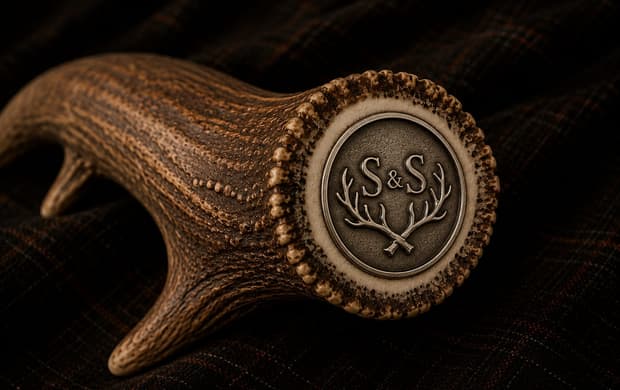 A customer’s own crest cast in pewter and set into the crown